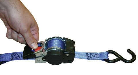 KERBL Automatik-Zurrgurt mit Aufrollfunktion 25 mm/3 m